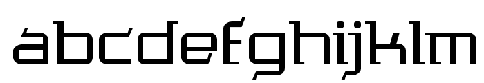 Nixo-ExpandedRegular Font LOWERCASE