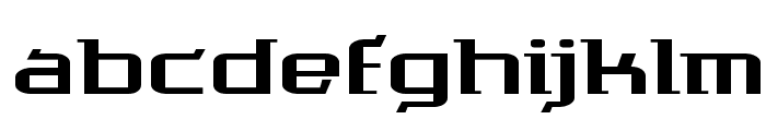 Nixo-ExtraexpandedBold Font LOWERCASE