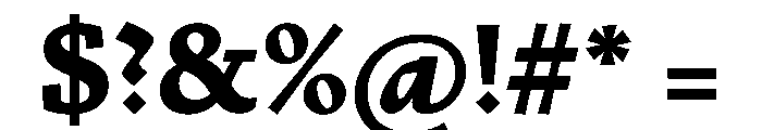 Nicola Bold Font OTHER CHARS