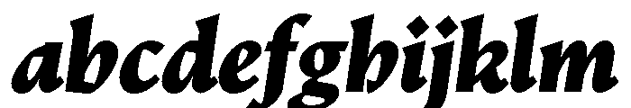 Nicola Display Black Italic FONT
