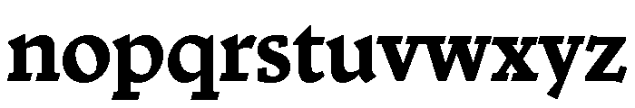 Nicola Display Bold Font LOWERCASE