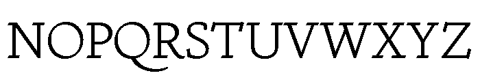 Nicola Display Light Font UPPERCASE