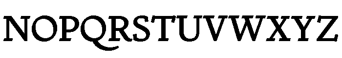 Nicola Display Medium Font UPPERCASE