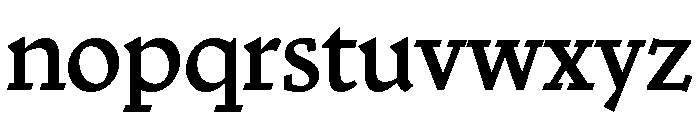 Nicola Display Medium Font LOWERCASE