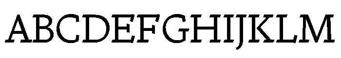 Nicola Display Regular Font UPPERCASE