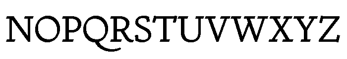 Nicola Display Regular Font UPPERCASE