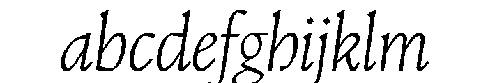 Nicola Display Thin Italic FONT