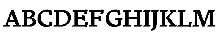 Nicola Medium Font UPPERCASE