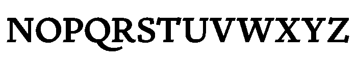 Nicola Medium Font UPPERCASE