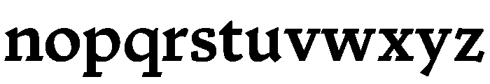Nicola Medium Font LOWERCASE
