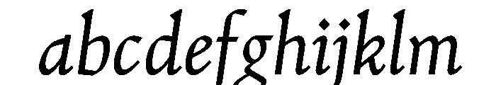 Nicola Regular Italic FONT