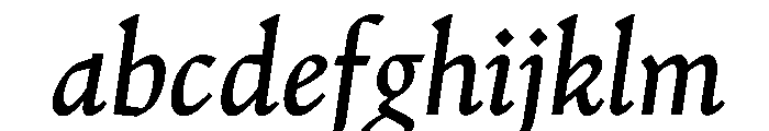 Nicola Regular No 2 Italic FONT