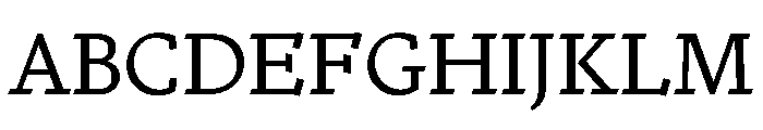 Nicola Regular Font UPPERCASE