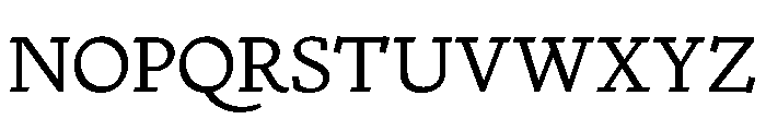 Nicola Regular Font UPPERCASE
