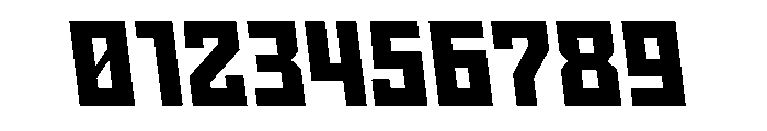 Nielot BlackBackslant Font OTHER CHARS