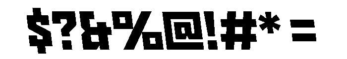 Nielot BlackBackslant Font OTHER CHARS