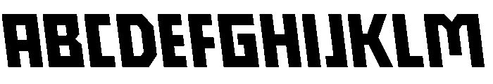 Nielot BlackBackslant Font UPPERCASE