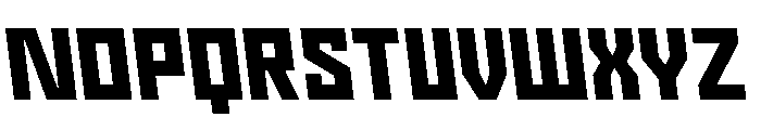 Nielot BlackBackslant Font UPPERCASE