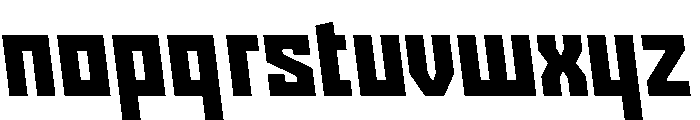 Nielot BlackBackslant Font LOWERCASE