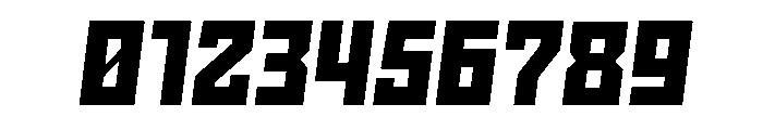Nielot BlackSlant Font OTHER CHARS