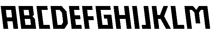 Nielot BoldBackslant Font UPPERCASE