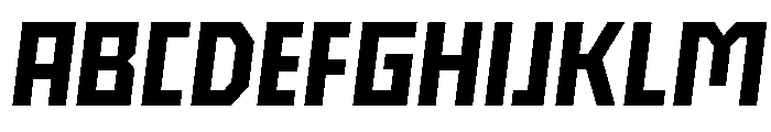 Nielot BoldSlant Font UPPERCASE