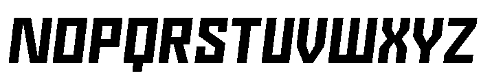 Nielot BoldSlant Font UPPERCASE