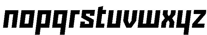 Nielot BoldSlant Font LOWERCASE
