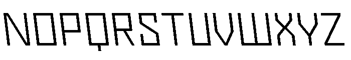 Nielot LightBackslant Font UPPERCASE