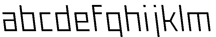 Nielot LightBackslant FONT