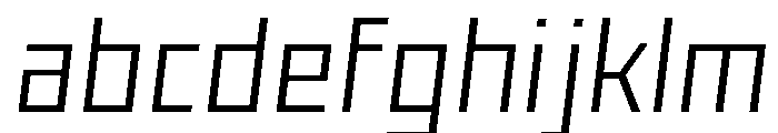 Nielot LightSlant FONT