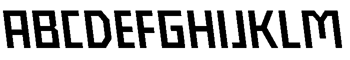 Nielot MediumBackslant Font UPPERCASE
