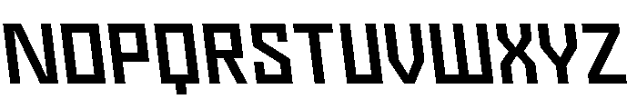 Nielot MediumBackslant Font UPPERCASE