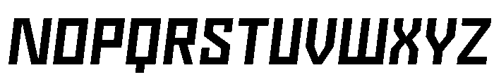 Nielot MediumSlant Font UPPERCASE
