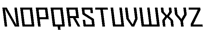 Nielot RegularBackslant Font UPPERCASE