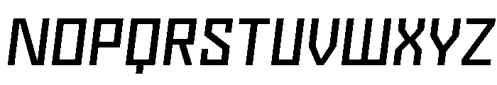 Nielot RegularSlant Font UPPERCASE