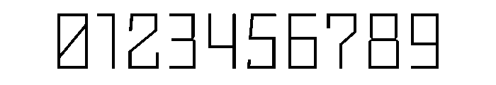 Nielot Thin Font OTHER CHARS