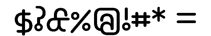 Nieuk Round Font OTHER CHARS