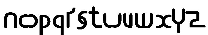 Nieuk Round Font LOWERCASE