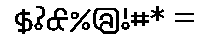 Nieuk Sharp Font OTHER CHARS