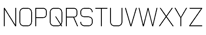 Nikkei Pacific Regular 2 Font UPPERCASE