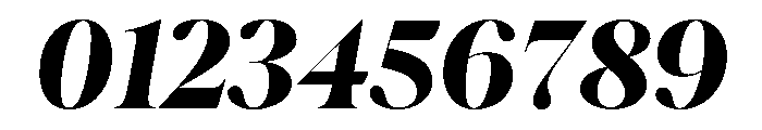Ninna BlackItalic Font OTHER CHARS