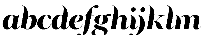 Ninna BlackItalic FONT
