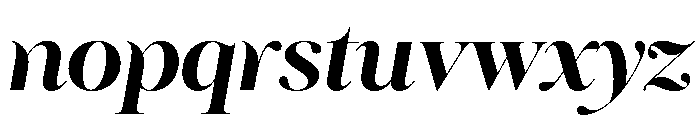 Ninna BoldItalic Font LOWERCASE