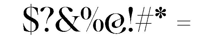 Ninna Book Font OTHER CHARS