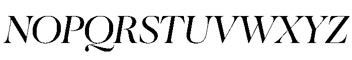 Ninna BookItalic Font UPPERCASE