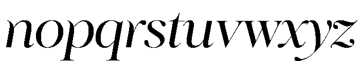 Ninna BookItalic Font LOWERCASE