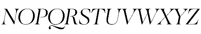Ninna Italic Font UPPERCASE