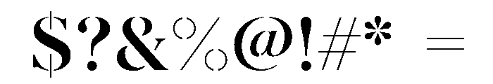Nizioleti Regular Font OTHER CHARS