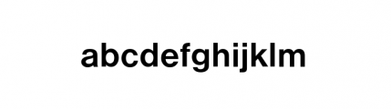 Nimbus Sans Complete D Bold Font LOWERCASE